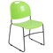 Flash Furniture Green Plastic Stack Chair RUT-188-GN-GG - alternate 10